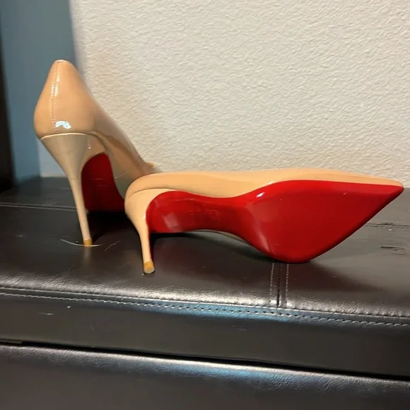 Christian Louboutin Patent Leather Kate 100mm Heels size 41 / 10 - Picture 6 of 9